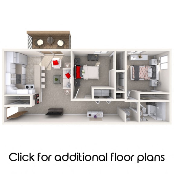 Floor Plans of Glenwood Apartments in East Lansing, MI